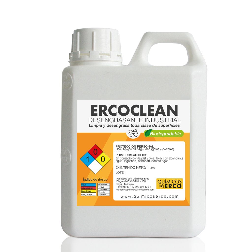 Desengrasante Industrial Biodegradable - COMPRA ONLINE – Químicos Erco